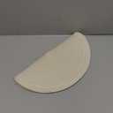 Floroom 15 Inch Round Braided Placemats Set of 4, Washable Heat Resistant Cotton Polyester Circle Place Mats for Kitchen Dining Table - Ivory Cream