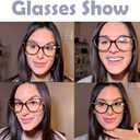 4 x Cat Eye Reading Glasses for Women Men Readers,Blue Light Blocking Spring Hinges Eyeglasses,Anti UV Ray/Glare/Eyestrain (Mix1)