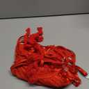 Lilosy Sexy Floral Lace Up Corset Garter Lingerie Set (Medium, Red)