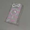 UEEBAI Magnetic for iPhone 15 Pro Max Case, Bow Case Compatible with MagSafe, Wireless Slim Clear Ribbon Aesthetic Phone Cover Anti-Yellowing Shockproof Protective Cover for Women Girl - Pink