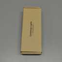 C3 Christmas Lights 50 Cool White LED String Lights, 120V UL, 17FT Green Wire Xmas Lights for Indoor & Outdoor Use, Trees, Pathway, Holiday Party Decorations