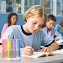 4 x WY WENYUAN 12Pcs Funny Adult Ballpoint Pens Set, Quick-Drying Black Ink, Lightweight & Smooth Writing for Office Gifts, School, Adults (Medium/Fine Point)