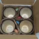 Ceramics 12oz Cappuccino Mug,Coffee mugs,Tea mugs,Kiln Glazing Process,Microwave and Dishwasher Safe, Perfect For Tea, Espresso, Latte - Porcelain Mugs for Kitchen or Cafe (Red+Blue+Green+Pink)