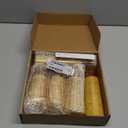 Flameless LED Candles with Timer 5 Pc Flickering Flameless Candles for Romantic Ambiance and Home Decoration Stable Acrylic Shell,with Embedded Star StringBattery Operated CandlesGold