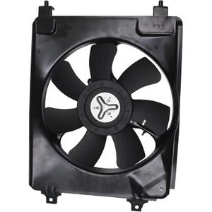 Radiator Cooling Fan Assembly 610970 38616-RNA-A01 Compatible With Honda Civic LX 2006-2024,EX 2006-2018,Si&DX 2002-2011,EX-L 2009-2015,Sport 2019-2024,GX 2006-2012,Type R 2017-2024 1.3L 1.8L 2.0L L4