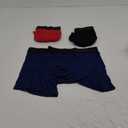Shinesty Hammock Support Mens Pouch Underwear | Boxer Briefs with Fly | 3 Pack (Large, Black/Red/Navy)