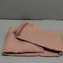 Elegant Blush Pink Sheer Curtains 72 Inches Long for Bedroom, Cotton Linen Textured Light Filtering Semi Sheer Drapes Rod Pocket Natural Voile Curtains Living Room, W52 x L72 in, 2 Panels