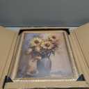 12x16 Picture Frame, HD Real Glass 12x16 Vintage Photo Frame, 12 by 16 Poster Frame with Gold Border Horizontal & Vertical Display for Tabletop or Wall Decor (1 Pack)