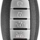 KeylessOption Key Fob Replacement for Nissan Altima, Versa, and Sentra - Keyless Entry Remote, 5-Button, OEM KR5TXN4  Dealer OR Locksmith Required - 2019 2020 2021 2022 2023 (1-Pack)