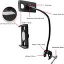 Gooseneck Tablet Holder, Universal Adjustable Mount for Stroller/Treadmill/Golf Cart/Boat/Mic Stand/Wheelchair/Exercise Bike, Compatible with 4.7-12.9 inch Tablets Phones E-Readers