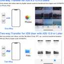 SZHAIYIJIN SD Card Reader for iPhone, Memory Card Reader with USB Camera Adapter Plug and Play Trail Game Camera Viewer Supports SD and TF Card MicroSD Card Adapter for iPad No App Required