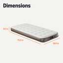Amazon Basics Inflatable Air Mattress Twin with Built-in Pump
