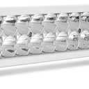 BIGLION.X White LED Light Bar 22 inch Double Row Spot&Flood Combo arine Light Bar for Boats Deck Dock Yacht Super Bright 32800LM Led Boat Light Bar Boat Spotlights Waterproof IP68