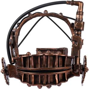 Trap Helmet Horror Halloween Cosplay Helmets for Decoration Collection Bronze Resin
