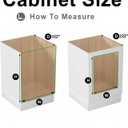2 Tier Pull Out Pot and Pan Organizer,(20"W x 22" D) Pull Out Cabinet Organizer for Pot Pan Lid Organization, Individual Pull Out Cabinet Organizer for 24 inch and above cabinet