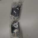 Reinforced 55" Wide Retractable Baby Gates with Reinforced Strips, Indoor/Outdoor Retractable Dog Gate for Doorway Prevent Bottom Drilling Through, No Bottom Bar Safety Mesh Baby Gate for Stair, Black