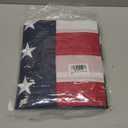 American Flags for Outside 3x5 Ft, Heavy Duty Outdoor US Flag with Waterproof Embroidered Stars, Sewn Stripes & Brass Grommets for High Wind, UV Fade Resistant