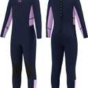 Goldfin Kids Wetsuit, Boys Girls Wet Suits Youth Toddler 3mm Neoprene Back Zip Keep Warm for Cold Water Swimming Diving Snorkeling Surfing Paddleboarding