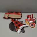 Christmas Refrigerator Door Decorations Set Includes 23 Pieces Christmas Gnome Magnets and 4 Pieces Xmas Dishwasher Covers, Xmas Refrigerator Handle Covers Set for Fridge, Metal Door, Cabinets