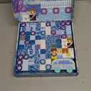 200 PCS Magnetic Blocks, Light Up & Transparent Magnetic Building Block for Blue Snow Princess Castle, Magnet Cubes Frozen Toys for Girls Age 3 4-8 8-12 Birthdays Gift for Kids