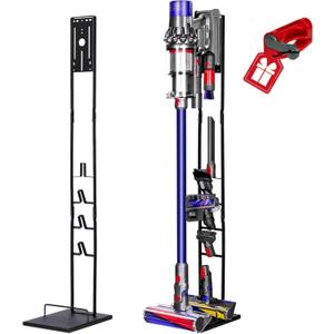Vacuum Stand Compatible for Dyson G5 V15 V12 V11 V10 V8 V7 V6Metal Storage Bracket Compatible for Dyson Handheld Cordless Vacuum Cleaners & Accessories & AttachmentsEquipped with Trigger Lock