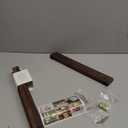 Wood Rolling Pin Holder for Countertop - Anti-Roll Pastry Roller Stand - Space-Saving Kitchen Utensil Organizer for Baking Tools Display Storage at Parties and Holiday Gatherings