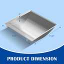 SafBbcue Trough for Charbroil Grill Parts 463251414 463251413 463250211 Grill Trough Replacement, G352-2100-W1 Stainless Steel Heat Plate for Charbroil 463250212 466251413 466250211 466250212 Trough