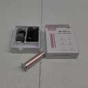 4.8IN Longer Electric Foot Callus Remover with 80pcs Sandpaper Discs, Professional Aluminum Callus Remover for Feet, Stepless Speed Control Pedicure Tools for Dead Skin (Pink)