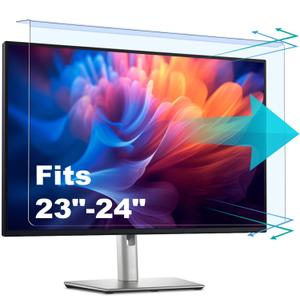 Blue Light Blocking Computer Screen Protector for 24-inch Monitor, Acrylic Hanging Type Anti Blue Light Filter, Anti UV/Scratch Resistance Protection Panel, 24"(547 * 320mm)