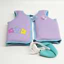 Toddler Swim Vest, Toddler Floaties for 33-66 Pounds Kids, Comfortable Wear Kids Swim Jacket with Water Wings for 2 3 4 5 6 Years Old Boys and Girls Learn to Swim S