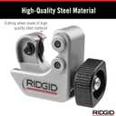 Ridgid - CC247 RIDGID 40617 Model 101 Close Quarters Tubing Cutter, 1/4-inch to 1-1/8-inch Tube Cutter Silver (Small)