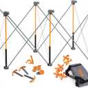 Bora Centipede Folding Work Table - Portable Workbench, 24 x 48 in Work Surface, 1500 lb Capacity, Perfect 30" Working Height, Complete Kit with Accessories, 6 X Cups, Non-slips, 3 Quick Clamps, 2 Cord Hooks, Carry Bag. CK625