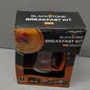 Blackstone 1543 Outdoor Griddle Breakfast Preparation Kit with Pancake Batter Dispenser, Cast Iron Bacon Press, and 2 Non Stick Steel Egg Rings