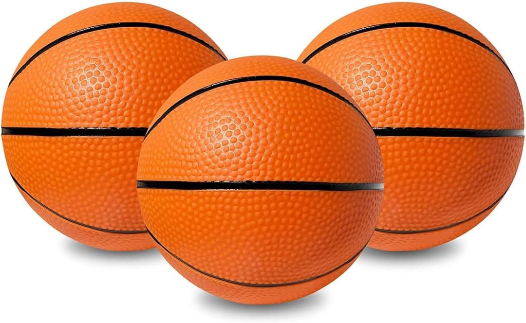 Botabee 5-Inch Mini Basketball Balls Set of 3 - Ideally Sized for Boys, Toddlers - Indoor and Outdoor Pool Basketball for Mini Hoops - Exciting Over The Door Ball Games - Orange and Black Botabee 5-Inch Mini Basketball Balls Set of 3 - Ideally Sized for Boys, Toddlers - Indoor and Outdoor Pool Basketball for Mini Hoops - Exciting Over The Door Ball Games - Orange and Black