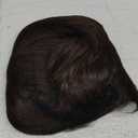 Sallcks Short Layered Wig for Women Brown Natural Fluffy Synthetic Hair Replacement Wig for Daily Party Halloween