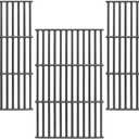 SafBbcue 19.7" Grill Grates for Char-Griller 1733 2735 Smokin' Champ Charcoal Grill Replacement Parts Chargriller 1624 1722 Replacement Parts Cast Iron Grates 3-Pack