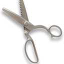 All Stainless Steel Pinking Shears Scissors for Fabric Heavy Duty Serrated Pinking Shears Decorative Edge Zig Zag Cut Scissors 8 Inch