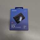 Samsung T7 Shield 1TB, up to 1050MB/s, USB 3.2 Gen2, Rugged, IP65 Rated, for Photographers, Content Creators and Gaming, Portable External Solid State Drive (MU-PE1T0S/AM, 2022), Black