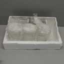 Bathroom Counter Organizer with 3PCS Qtip Holder, Marble Toothbrush Holders for Bathrooms, Bathroom Organizers and Storage with Drain Holes, Electric Toothbrush Holder, Vanity Organizer (Black)