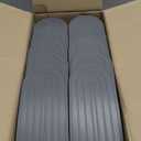 One-Piece Shoe Slot Organizer 10 Pack, Space-Saving Stackers for Closet, Entryway & Shoe Rack | No Assembly Needed (Gray)