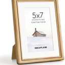 Dreamland 5x7 Picture Frame, Oak Wood 5 by 7 Frames for Tabletop & Wall Display, 5x7 Picture Frame Matted to 4x6, Rustic Wood Photo Frames with Tempered Glass (USA-Sourced White Oak Wood)