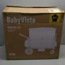 BabyVista Stroller Wagon for Kids, One-Hand Adjustable Push/Pull Handle, Spacious Storage, 8"/12" All-Terrain Wheels, Canopy with Bug Net, Wagon Stroller for Daily Walks, Short Trips & Grocery Runs