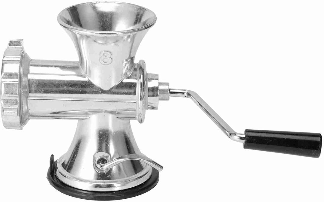 Heavy Duty Manual Meat Grinder Hand Crank Food Mincer and Sausage Stuffer Aluminum Alloy Kitchen Chopper Tool for Home Use