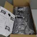 Heavy Duty Power Tool Organizer Wall Mount with Charging Station, 4 Layer Garage Storage Adjustable Shelves Height, Holds 4 Drills, 2 Hooks, Screw & Screwdriver box, Gifts for Fathers Day, Anniversary (Red)