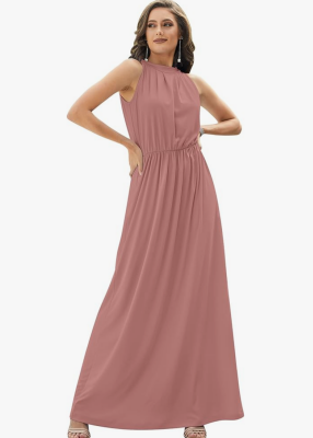 KOH KOH 2025 Sexy Sleeveless Flowy Summer Casual Formal Gown Medium KOH KOH 2025 Sexy Sleeveless Flowy Summer Casual Formal Gown Medium