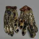 EAmber Camouflage Hunting Gloves Full Finger/Fingerless Gloves Pro Anti-Slip Camo Glove Archery Accessories Hunting Outdoors (Large)