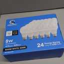 Energetic 24 Pack LED Light Bulbs 60 Watt Equivalent, A19 Warm White 3000K, E26 Base, Non-Dimmable, 8W 760lm, ETL Listed