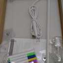 Lumiboard Led Drawing Board, 13.7"X10" 4 Modes &7 Colors Acrylic Dry Erase Boards with Light, Comes with Adapter, Hanging Chain, Stand, 7 Markers & Spray Bottle