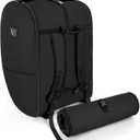 Padded Car Seat Travel Bag Compatible with Doona, Infant Car Seat Travel Bag, Foldable Car Seat Stroller Gate Check Bag for Airplane (Black)
