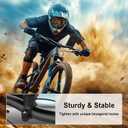 Bike Phone Holder, Water Resistant Motorcycle Phone Mount with Sun-Visor Rain Cover Sensitive Touch Screen Bicycle Accessories Handlebar Cellphone Mount with 360 Rotation for Phones Under 7''